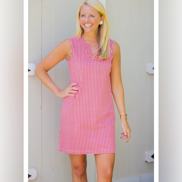 SAILOR-SAILOR women’s pink checkered dress - Picture 2 of 6